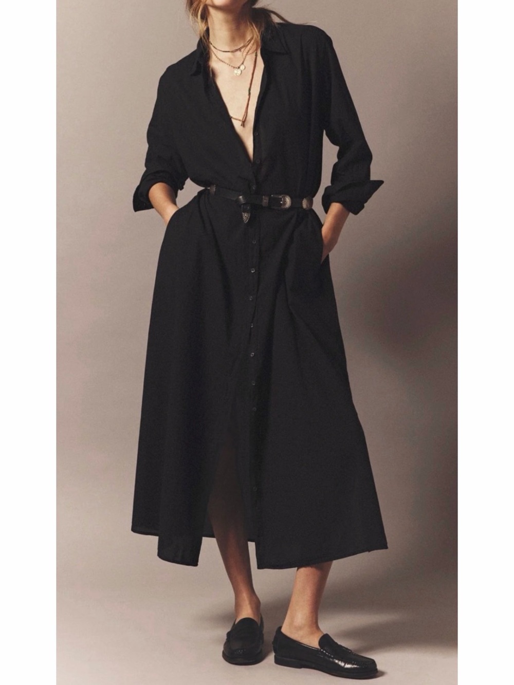 XIRENA Boden Maxi Dress Black XL